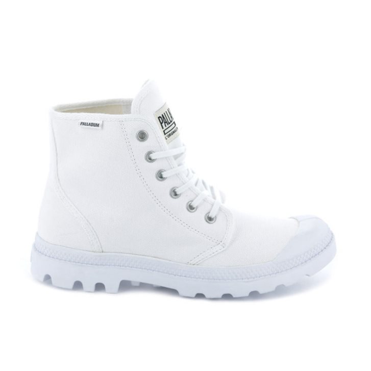 Palladium Pampa Hi Originale High Tops Joggesko Dame Hvite | 192738-XGE