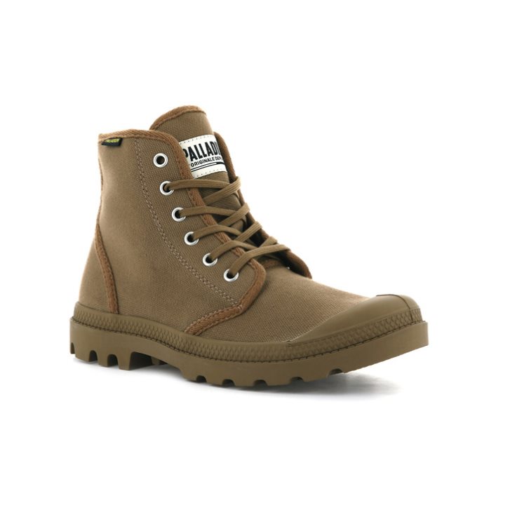 Palladium Pampa Hi Originale High Tops Joggesko Dame Brune | 297341-OJW