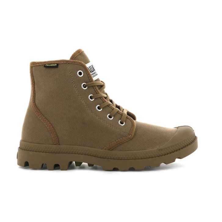 Palladium Pampa Hi Originale High Tops Joggesko Dame Brune | 297341-OJW