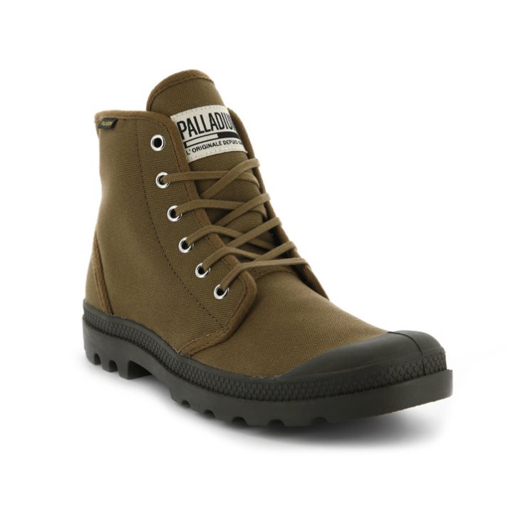 Palladium Pampa Hi Originale High Tops Joggesko Dame Brune | 358694-QBF