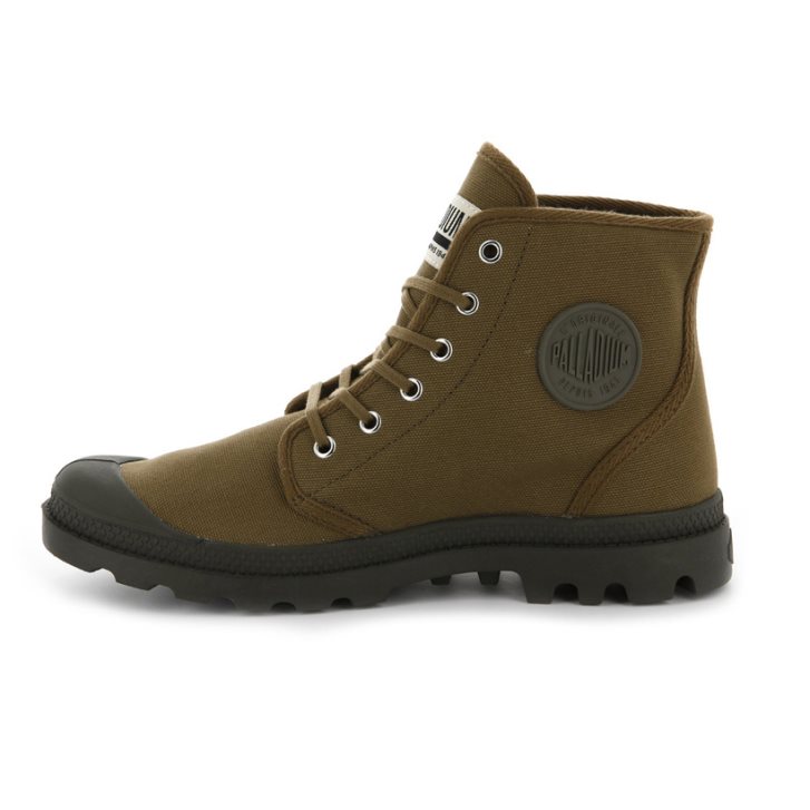 Palladium Pampa Hi Originale High Tops Joggesko Dame Brune | 358694-QBF