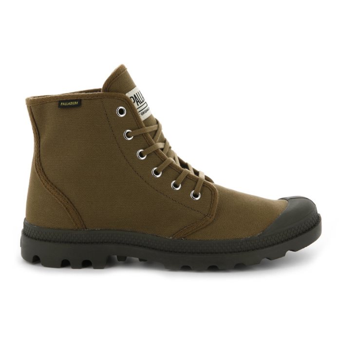 Palladium Pampa Hi Originale High Tops Joggesko Dame Brune | 358694-QBF