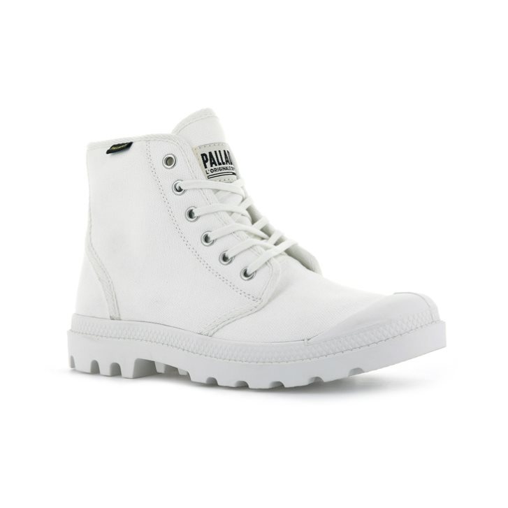 Palladium Pampa Hi Originale High Tops Joggesko Dame Hvite | 917064-XWU