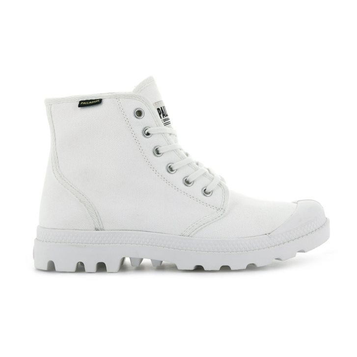 Palladium Pampa Hi Originale High Tops Joggesko Dame Hvite | 917064-XWU