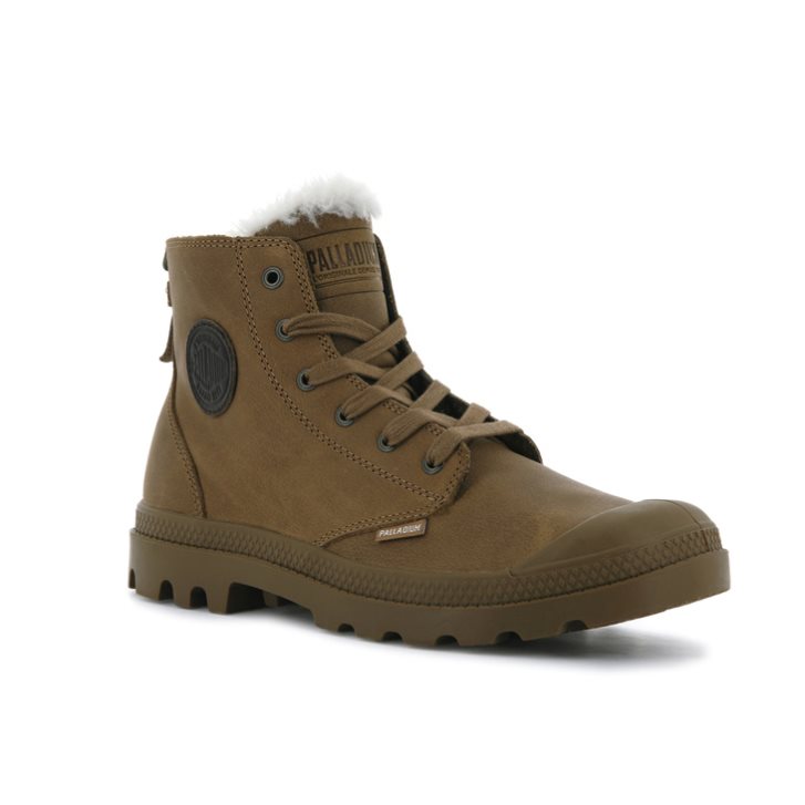 Palladium Pampa Hi Pilot Støvler Herre Brune | 487956-AJM