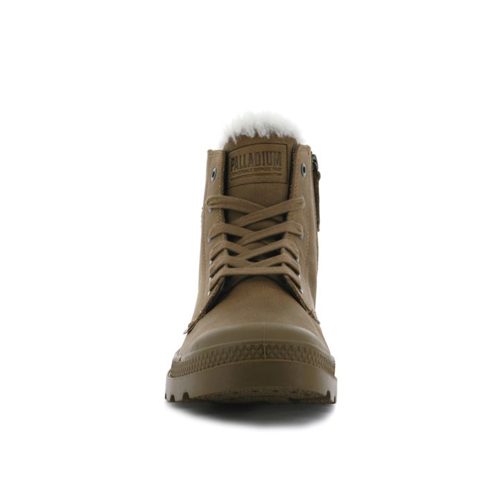 Palladium Pampa Hi Pilot Støvler Herre Brune | 487956-AJM