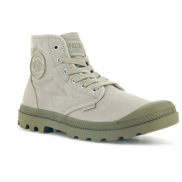 Palladium Pampa Hi Støvler Herre Lyse Grå | 402591-OGH