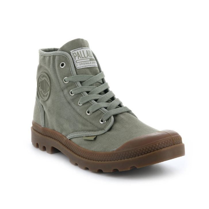 Palladium Pampa Hi Støvler Herre Olivengrønne | 629804-FEV