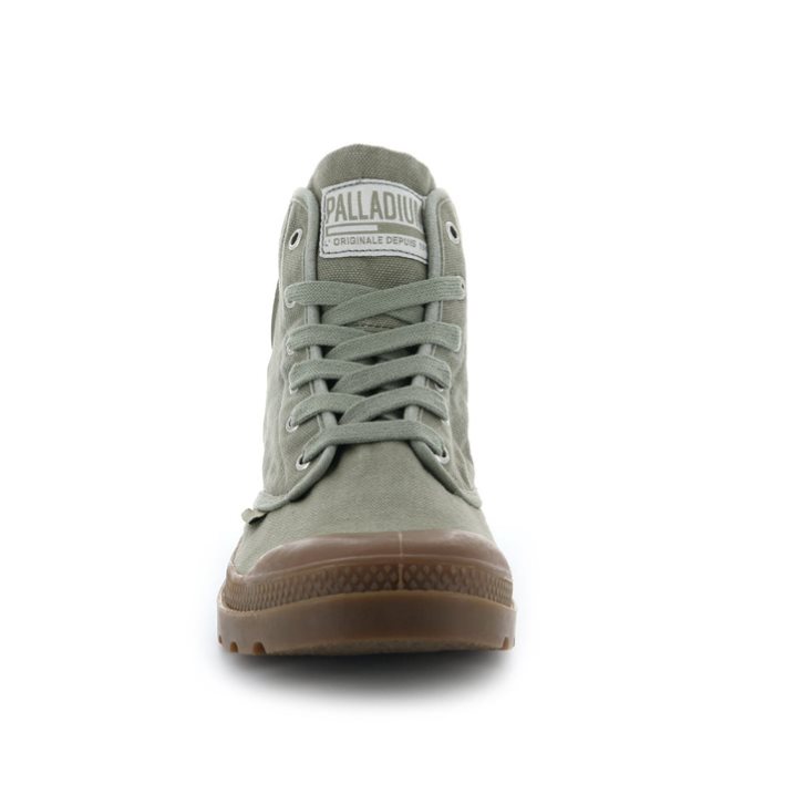 Palladium Pampa Hi Støvler Herre Olivengrønne | 629804-FEV