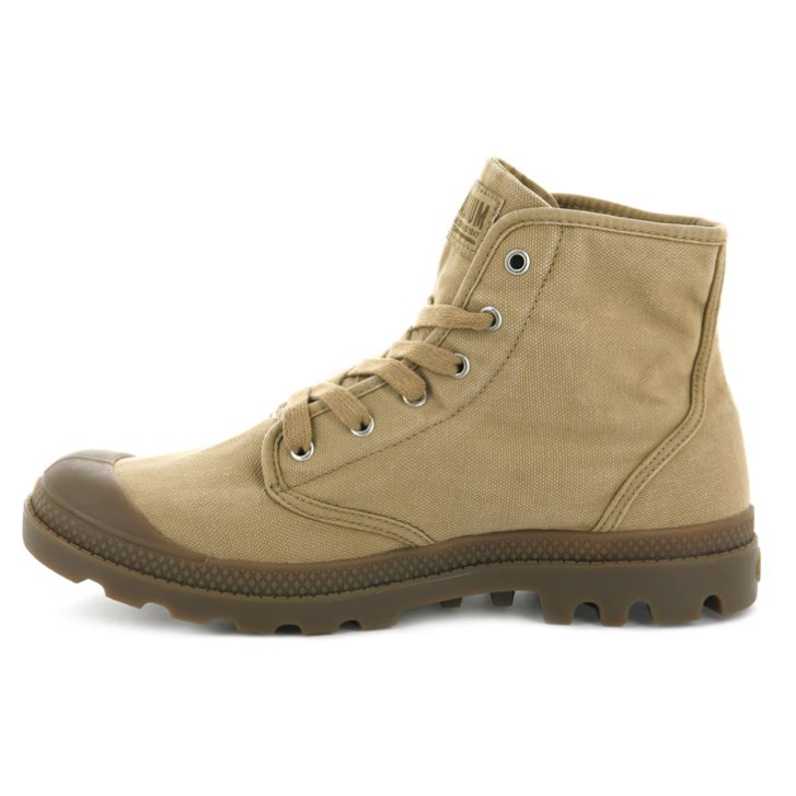 Palladium Pampa Hi Støvler Herre Olivengrønne | 742613-WVA