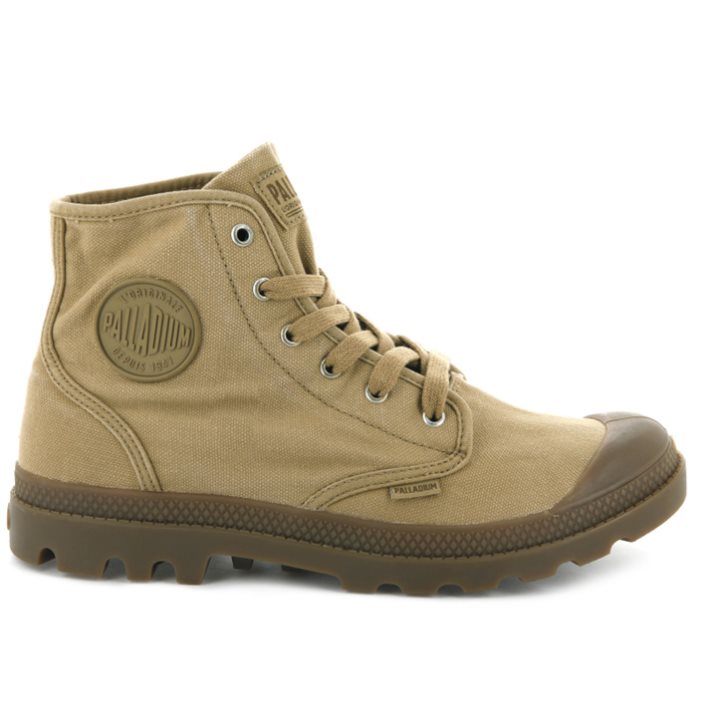 Palladium Pampa Hi Støvler Herre Olivengrønne | 742613-WVA