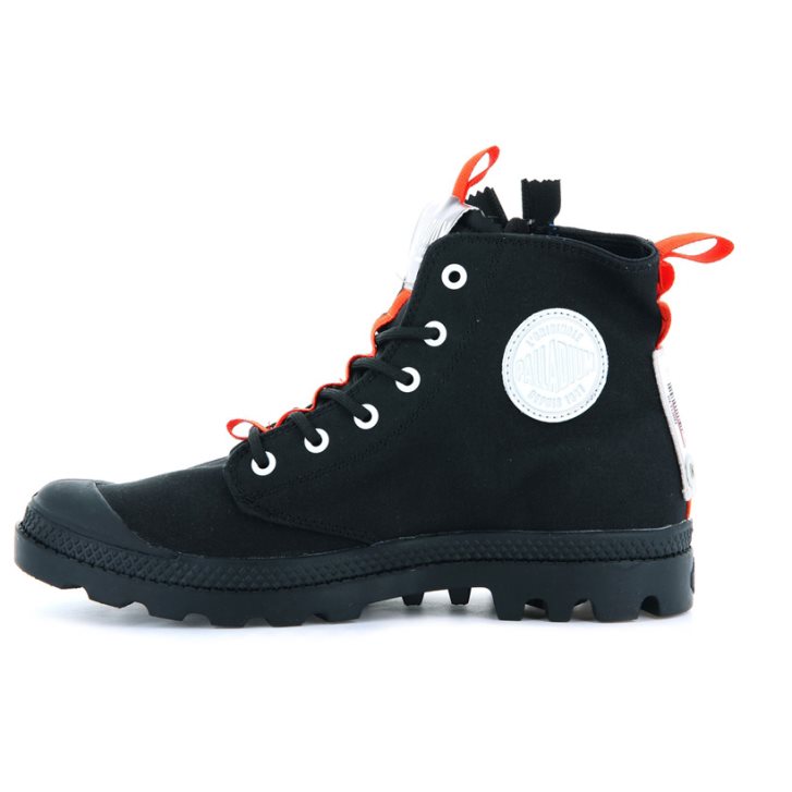 Palladium Pampa Hi Ticket To Earth Støvler Herre Svarte | 428076-MUV