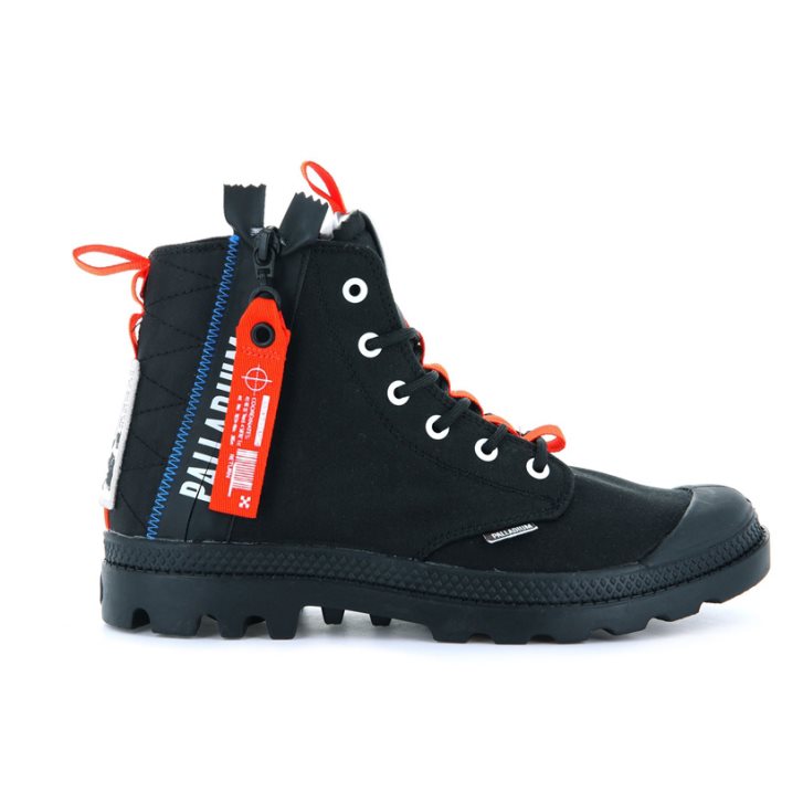 Palladium Pampa Hi Ticket To Earth Støvler Herre Svarte | 428076-MUV