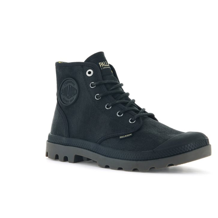 Palladium Pampa Hi WAX Støvler Dame Svarte | 530841-MLN