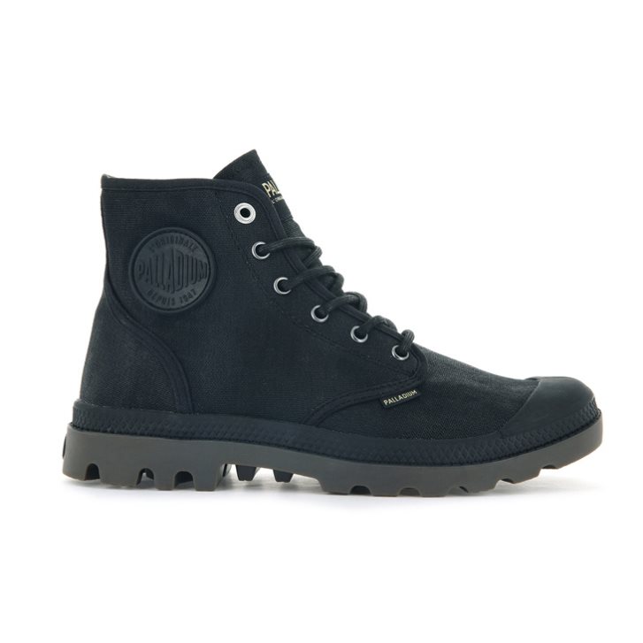 Palladium Pampa Hi WAX Støvler Dame Svarte | 530841-MLN