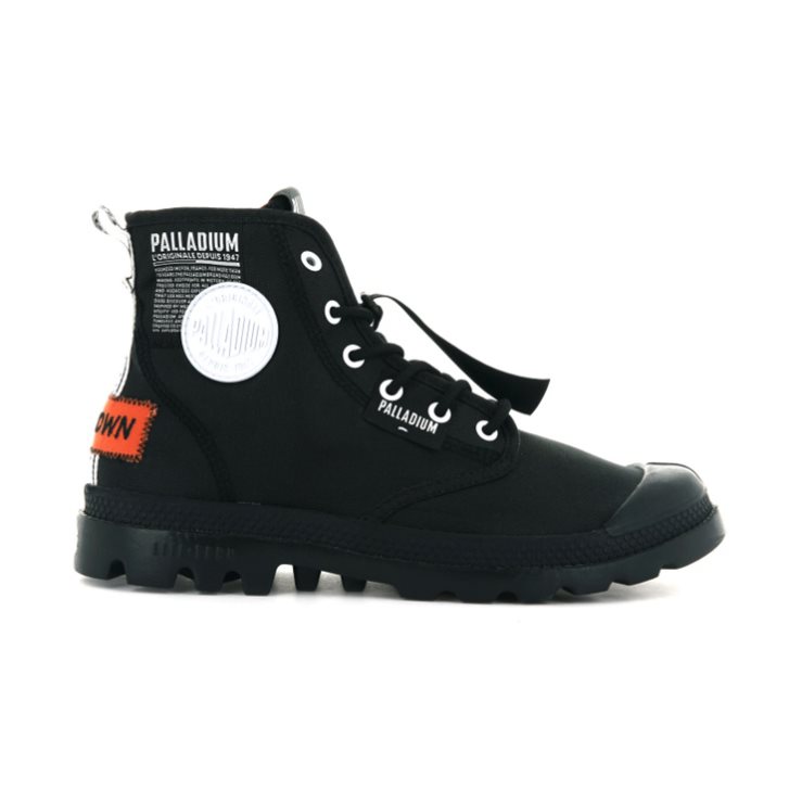 Palladium Pampa Lite Overlab Støvler Dame Svarte | 029517-TSK