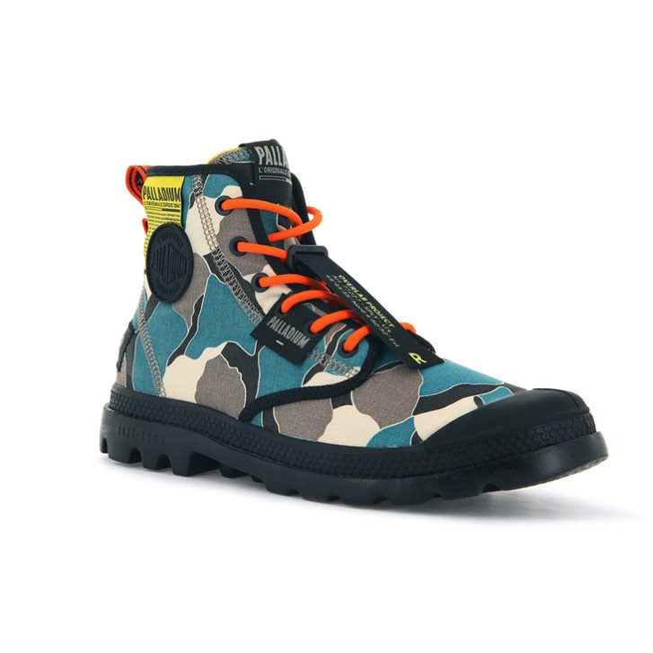 Palladium Pampa Lite Overlab Støvler Herre Camouflage | 342089-GFL