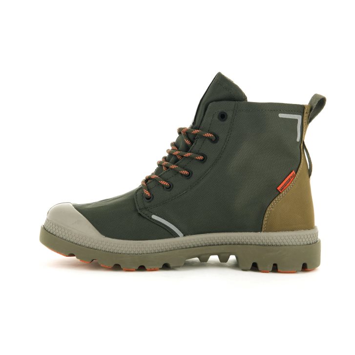 Palladium Pampa Lite+ Recycle WP+ Støvler Herre Olivengrønne | 305846-KXM