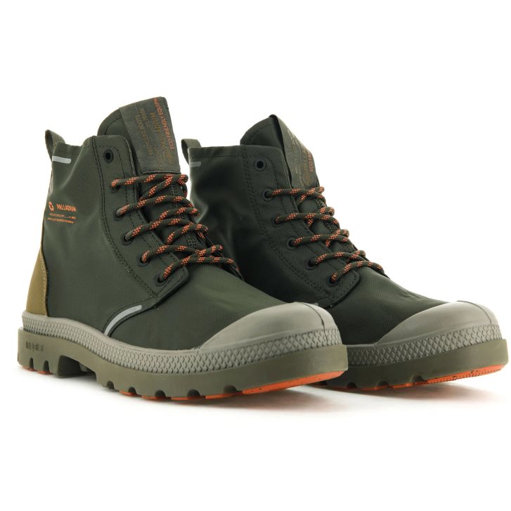 Palladium Pampa Lite+ Recycle WP+ Støvler Herre Olivengrønne | 305846-KXM