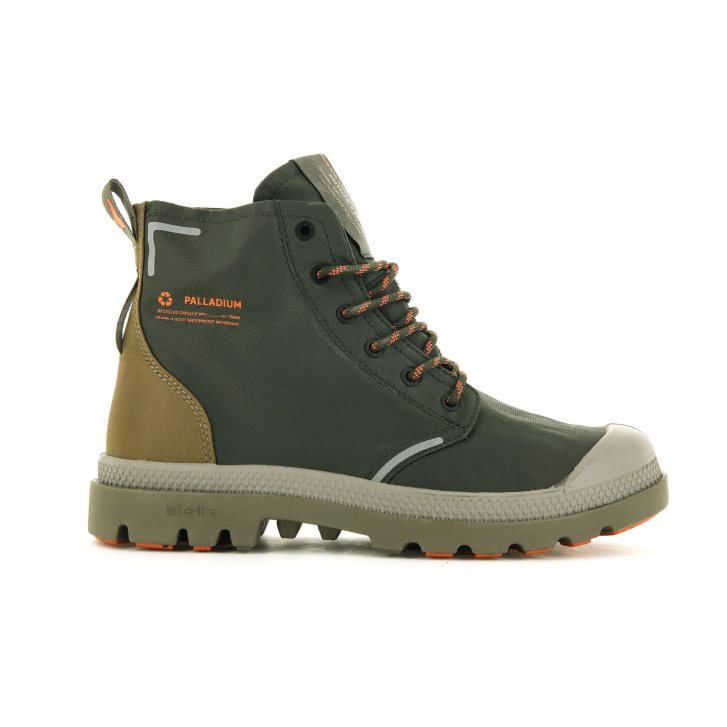 Palladium Pampa Lite+ Recycle WP+ Støvler Herre Olivengrønne | 305846-KXM