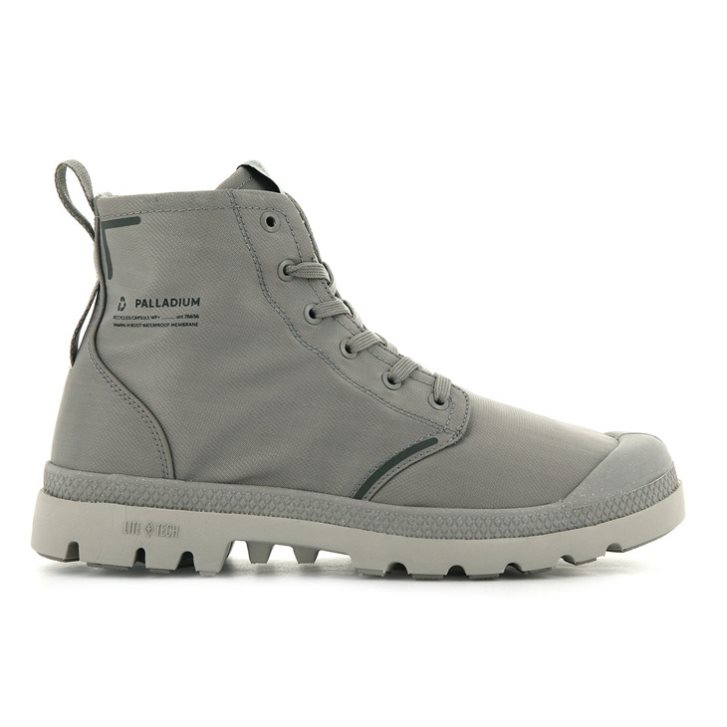 Palladium Pampa Lite+ Recycle WP+ Støvler Dame Grå | 389247-ZER