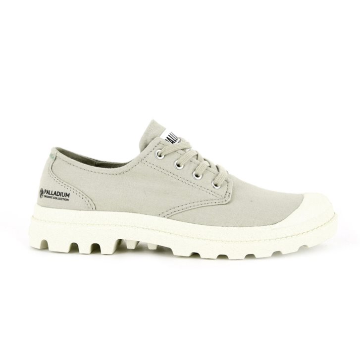 Palladium Pampa OX Organic II Oxford Sko Dame Lyse Grønn | 207965-AXR