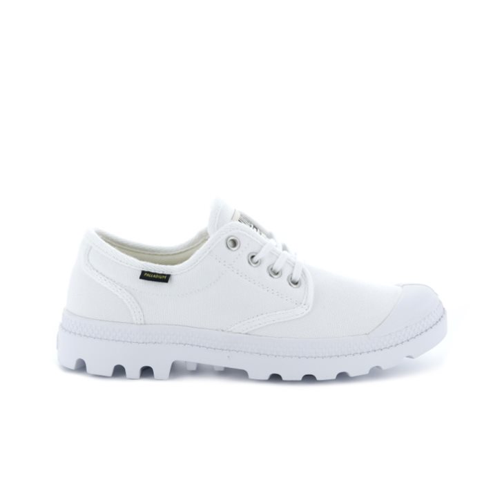 Palladium Pampa OX Originale Oxford Sko Herre Hvite | 091437-ACP