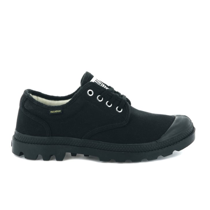 Palladium Pampa OX Originale Oxford Sko Herre Svarte | 105396-VOS