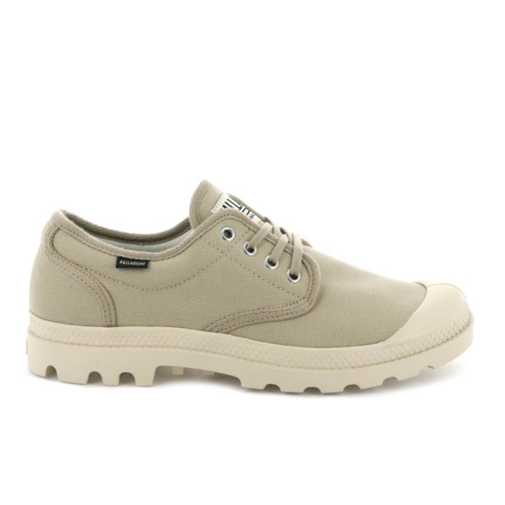 Palladium Pampa OX Originale Oxford Sko Dame Olivengrønne | 849217-VRG