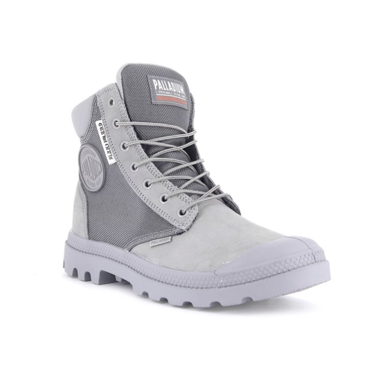 Palladium Pampa SC WPN U-S Støvler Herre Grå | 310495-QBU