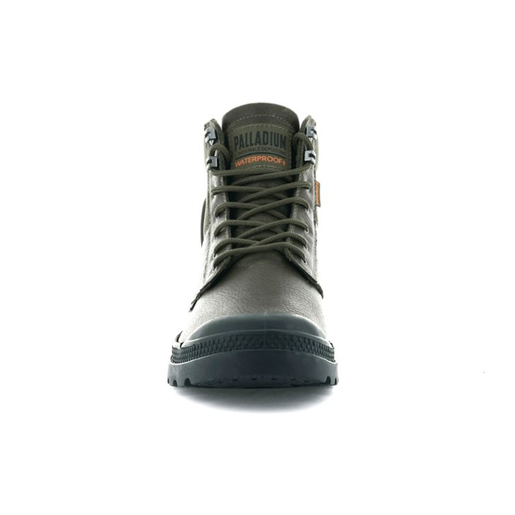 Palladium Pampa Shield WP+ LTH Støvler Herre Olivengrønne | 527486-EWO