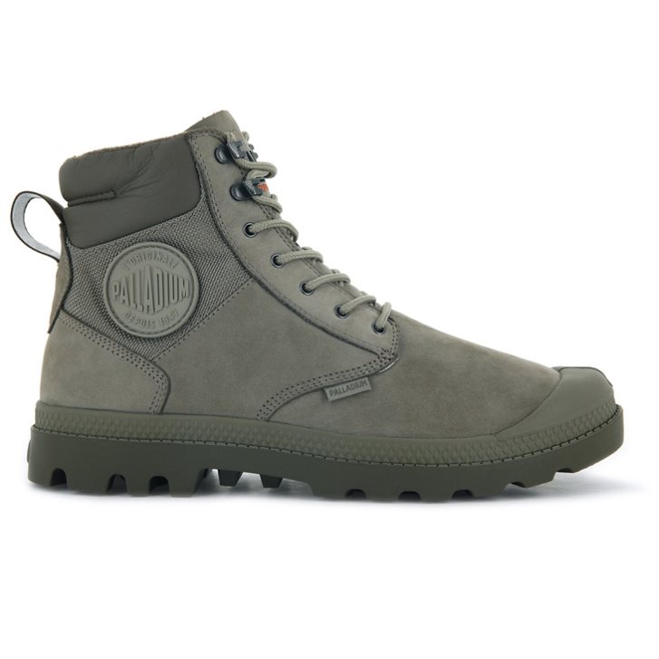 Palladium Pampa Shield WP+ LUX Støvler Dame Olivengrønne | 217354-BZD