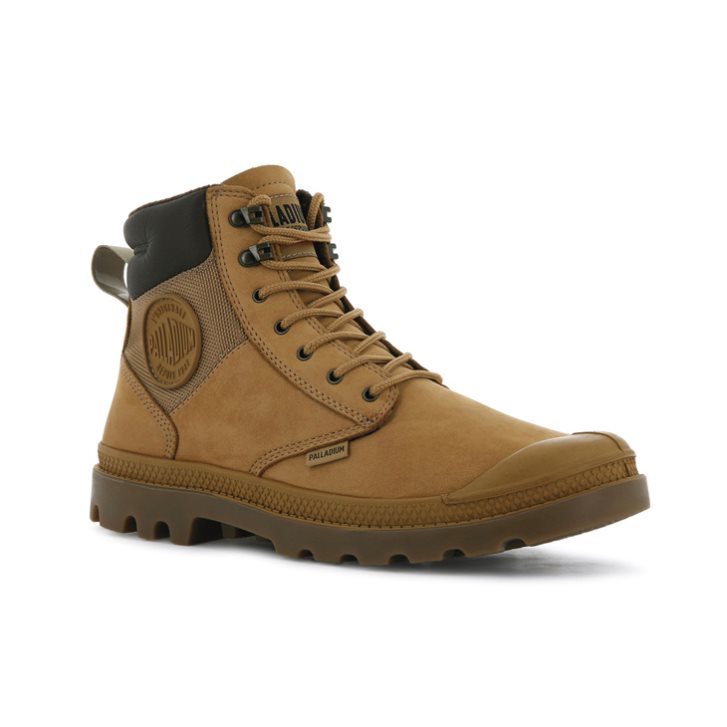 Palladium Pampa Shield WP+ LUX Støvler Herre Brune | 027643-LBP