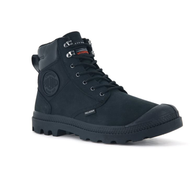 Palladium Pampa Shield WP+ LUX Støvler Herre Svarte | 368015-OCL