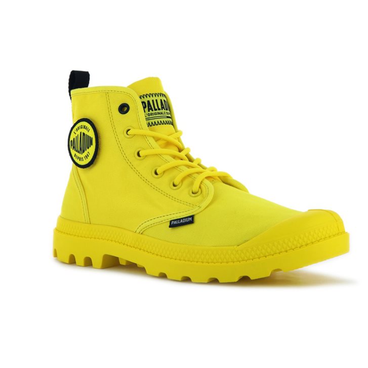 Palladium Pampa Smiley Change Støvler Herre Gul | 961352-TNL