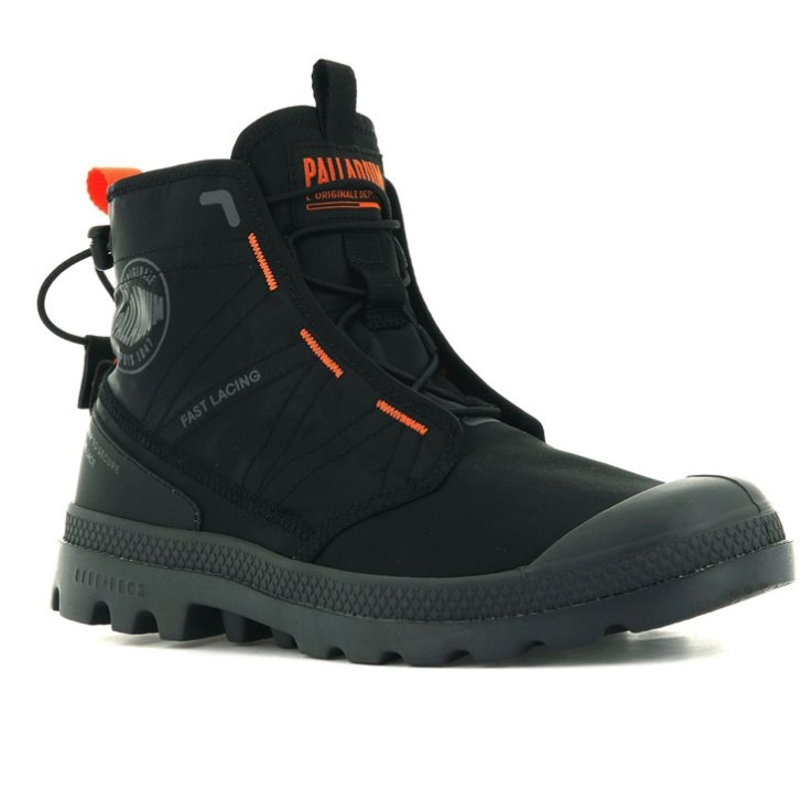 Palladium Pampa Travel Lite Støvler Herre Svarte | 716295-NCE