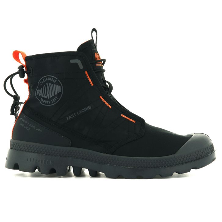 Palladium Pampa Travel Lite Støvler Herre Svarte | 716295-NCE