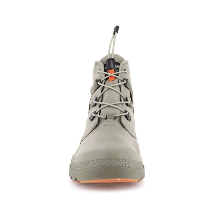 Palladium Pampa Travel Lite+ Vanntette Støvler Dame Olivengrønne | 062491-YNQ