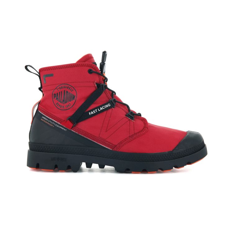 Palladium Pampa Travel Lite+ Vanntette Støvler Herre Rød | 284673-OSP