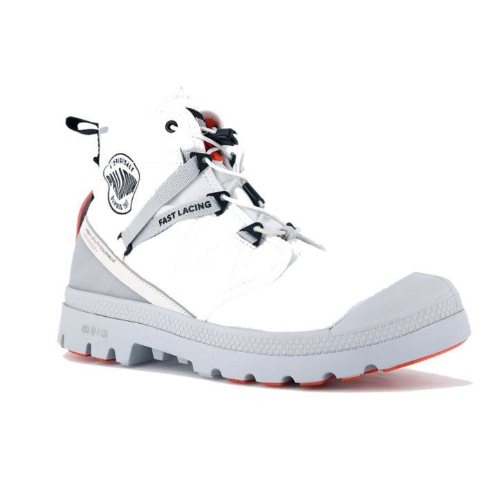 Palladium Pampa Travel Lite+ Vanntette Støvler Herre Hvite | 427135-ZPT