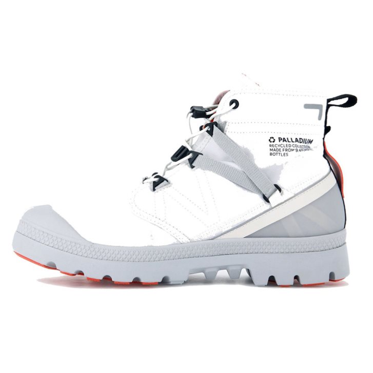 Palladium Pampa Travel Lite+ Vanntette Støvler Herre Hvite | 427135-ZPT