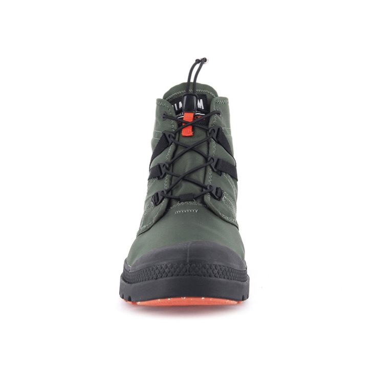 Palladium Pampa Travel Lite+ Vanntette Støvler Herre Olivengrønne | 496278-SCX