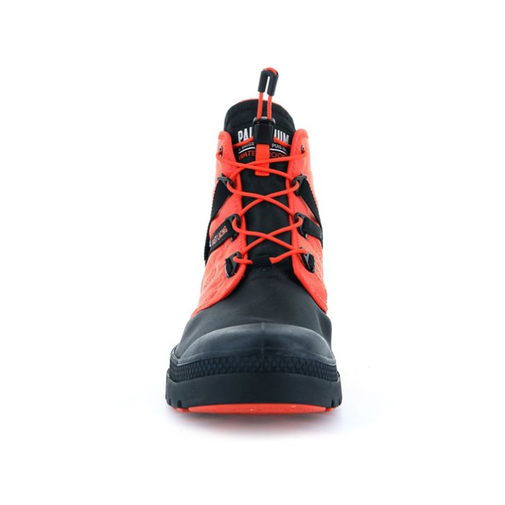 Palladium Pampa Travel Lite+ Vanntette Støvler Herre Oransje Svarte | 547302-HYP