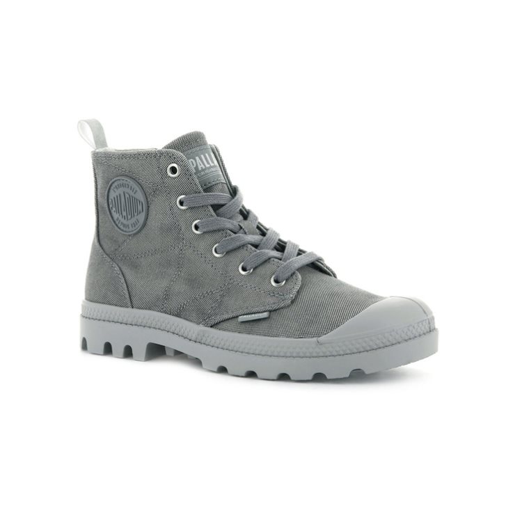 Palladium Pampa Zip Desertwash Støvler Dame Mørke Grå | 064759-SMN