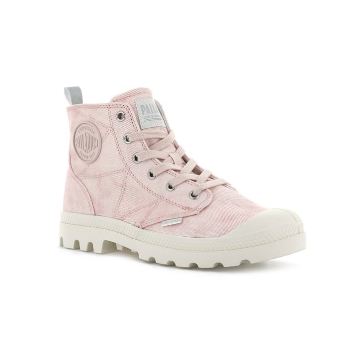 Palladium Pampa Zip Desertwash Støvler Dame Rosa | 735926-POT