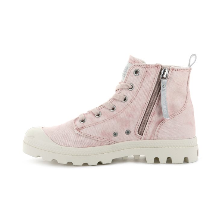 Palladium Pampa Zip Desertwash Støvler Dame Rosa | 735926-POT