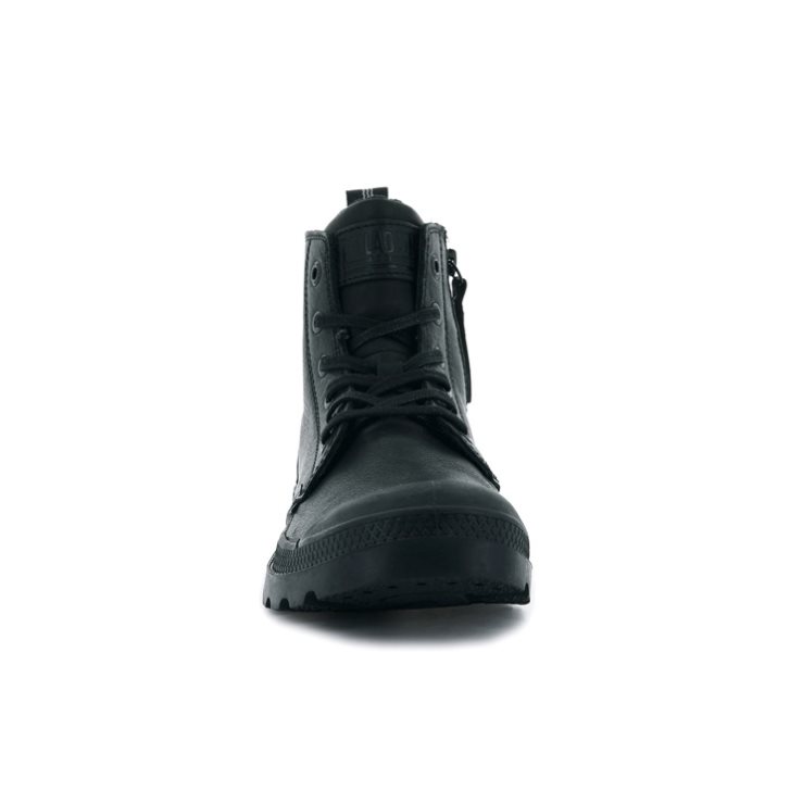 Palladium Pampa Zip Leather ESS Støvler Herre Svarte | 185027-VWL