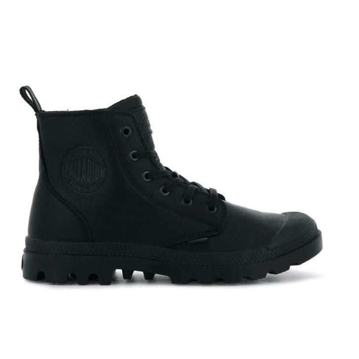 Palladium Pampa Zip Leather ESS Støvler Herre Svarte | 185027-VWL