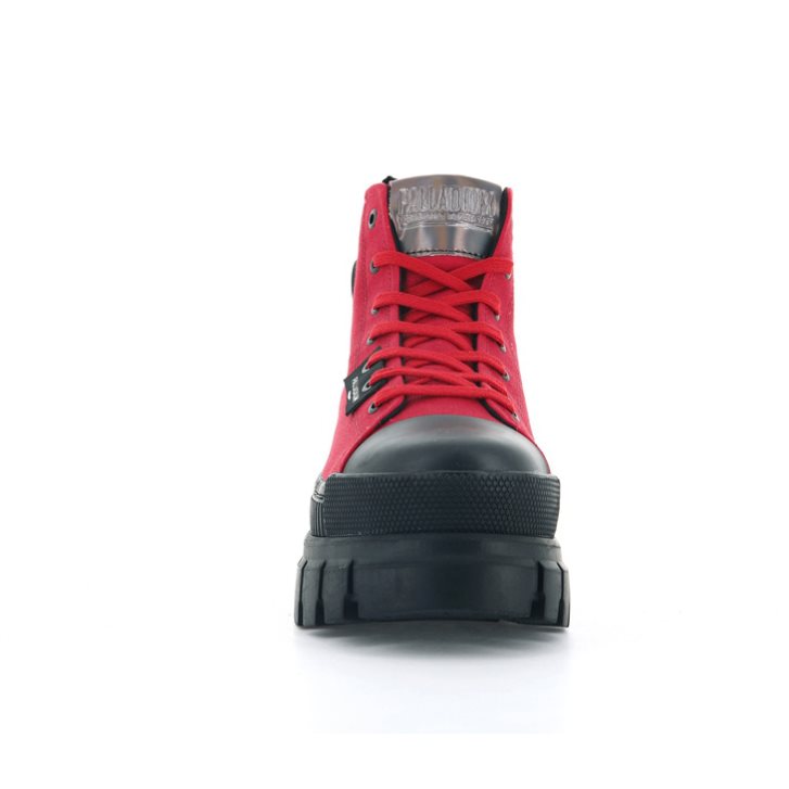 Palladium Revolt Hi TX Platform Sko Dame Rød | 793125-GVP