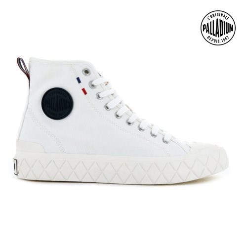 Palladium Palla Ace Canvas High Tops Joggesko Dame Hvite | 738064-OQL